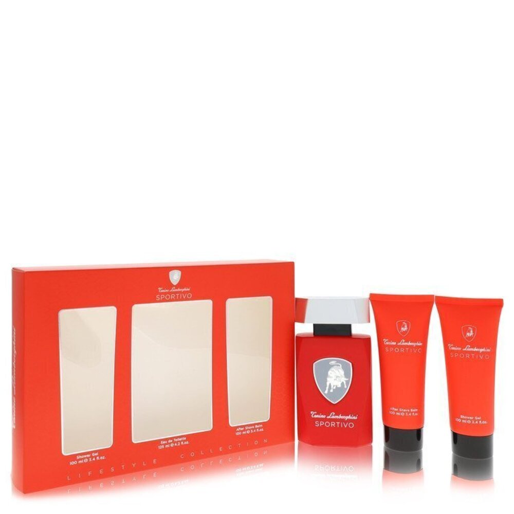 Lamborghini Sportivo by Tonino Lamborghini Gift Set -- 4.2 oz Eau De Toilette Sp